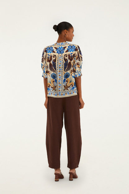 FARM Rio Sand Nature Land Blouse