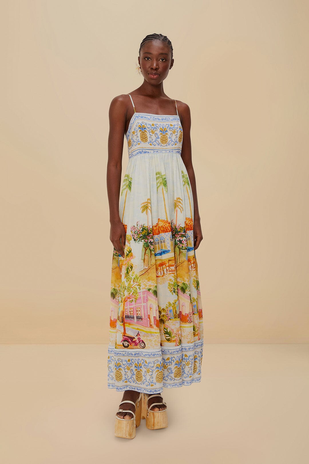 FARM Rio Multicolor Aracati Maxi Dress