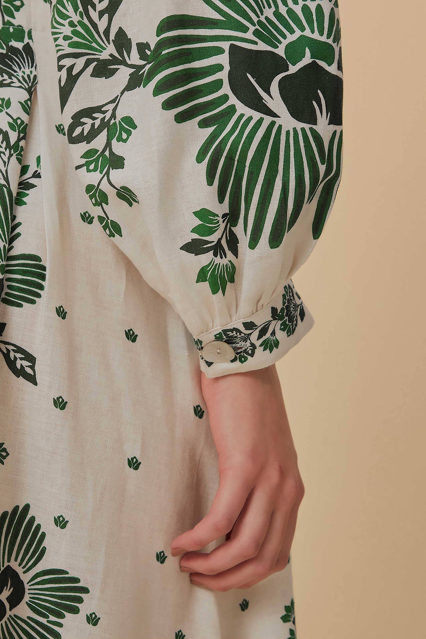 FARM Rio Forest Soul Off-White Maxi Dress