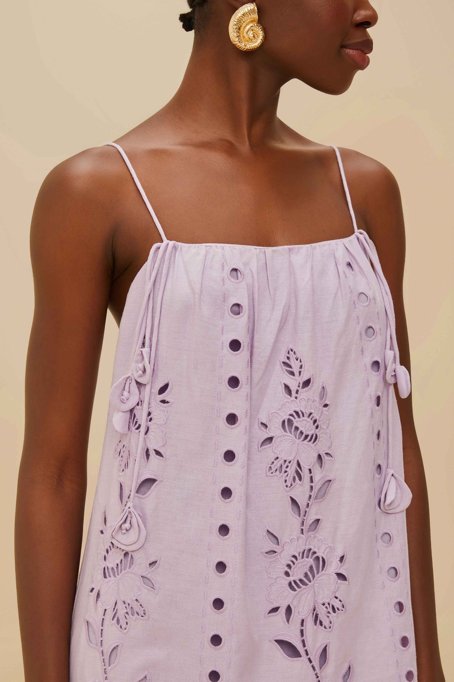 FARM Rio Lilac Richelieu LENZING™ ECOVERO™ Euroflax™ Maxi Dress
