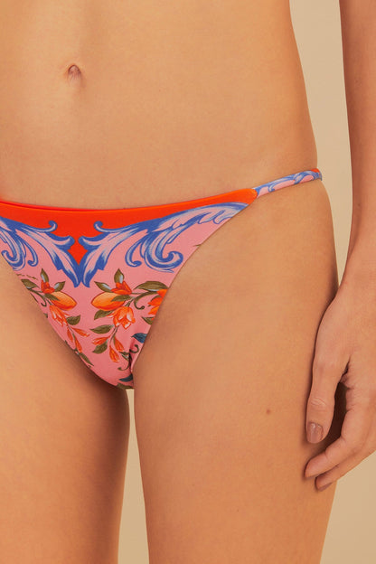 FARM Rio SICILY RUFFLE SIDE FULL BIKINI BOTTOM