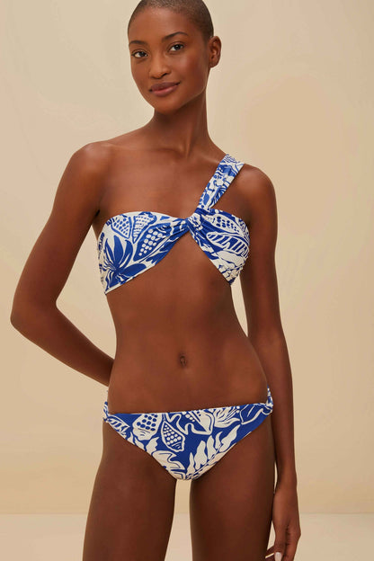 FARM Rio Off-White River Nature Full Bikini Bottom